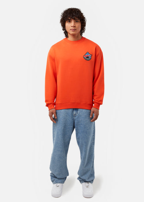 Avirex Advance Sweatshirt - Orange - Full Body