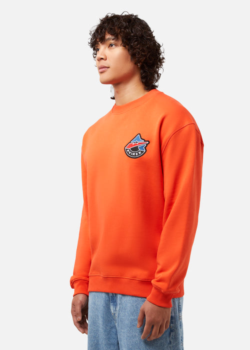 Avirex Advance Sweatshirt - Orange - Angle