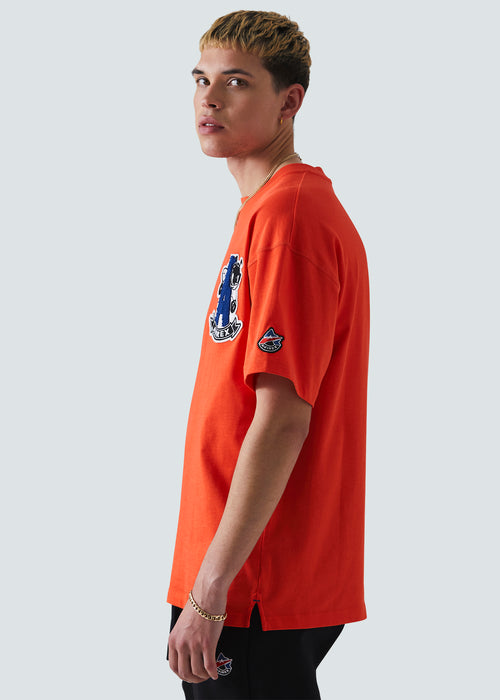 Avirex Falsonet T-Shirt - Orange - Side
