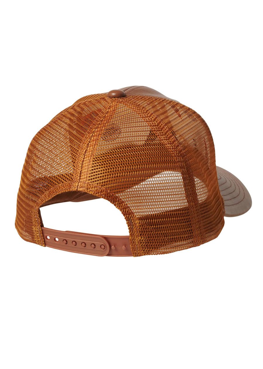 Leather Mesh Hat - Wheat