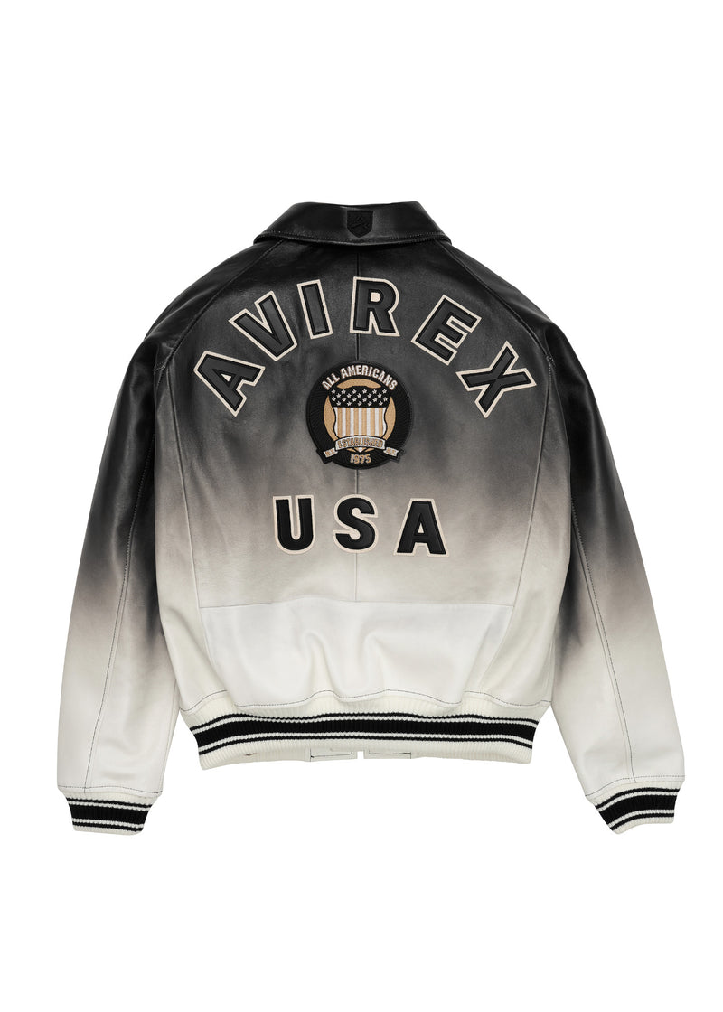 Load image into Gallery viewer, Avirex Icon leather jacket. Inside fabric label.
